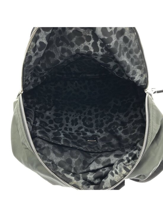 Dolce & Gabbana Graphic Print Backpack Gray Black